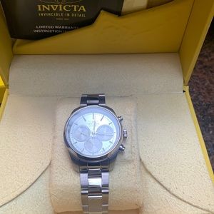 Invicta watch silver